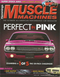 HEMMINGS MUSCLE MACHINES 2009 MAR - PINK 440-6, AMX S/S, SUPER B